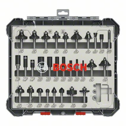 Bosch - 30-delni set glodala Standard for Wood - "Mix" 8 mm