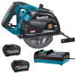 Makita - Akumulatorska ručna kružna testera za metal CS002GZ sa baterijama 40V 5Ah i punjačem - CS002GZ + BL4050F + DC40RA
