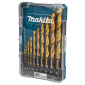 Makita - HSS-TiN economy burgije za metal set 10-delni - D-72849