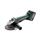 Metabo - Akumulatorska ugaona brusilica W 18 7-125 sa baterijama 18V 4Ah i punjačem - 602371510