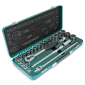 Sata - Set nasadnih ključeva 12-ugaoni 8-32mm 1/2" sa španericom 25-delni ST09092ME-12 - ST09092ME-12