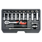 Yato - Set dugih nasadnih ključeva sa račnom 1/4" 4-13mm 23-delni YT-14451 - YT-14451