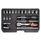 Yato - Set dugih nasadnih ključeva sa račnom 1/4" 3.5-14mm 20-delni YT-14491 - YT-14491