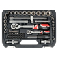 Yato - Set nasadnih ključeva i biteva sa račnama 1/2" i 1/4" 4–27mm 72-delni YT-38782 - YT-38782