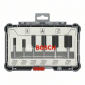 Bosch - 6-delni set Karbidnih glodala Standard for Wood - "Straight" 6 mm - 2607017465