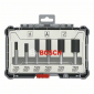 Bosch - 6-delni set Karbidnih glodala Standard for Wood - "Straight" 8 mm - 2607017466