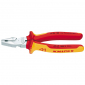 Knipex - Kombinovana klešta 1000V VDE 180mm Ojačana,  KNIPEX 02 06 180 - 02 06 180