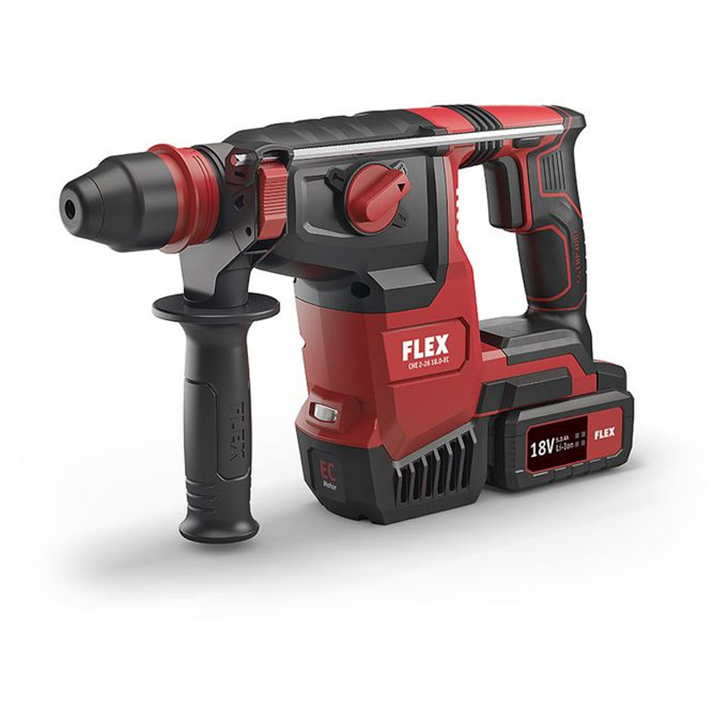FLEX - Akumulatorska hamer bušilica CHE 2-26 18.0-EC/5.0 Set - 478.474