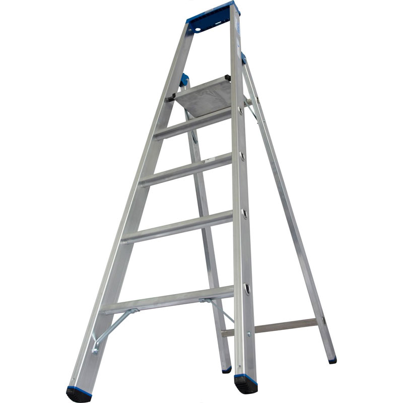 KRAUSE - Stepeničaste merdevine STABILO, eloksirane 1x5 - 124524