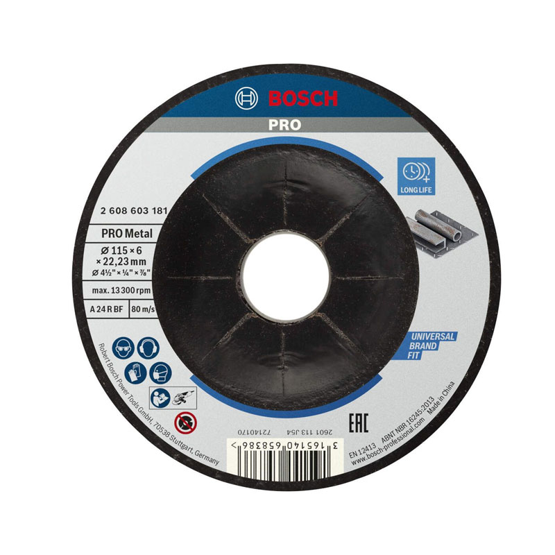 Bosch - PRO Metal brusna ploča 115x6 mm A 24 P BF