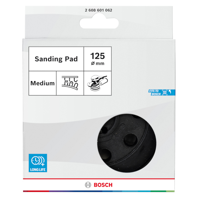 Bosch-zeleni - Brusni disk, srednji, 125 mm - 2608601062