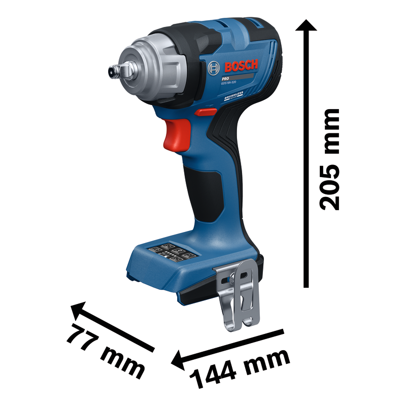 Bosch - Akumulatorski udarni odvrtači PRO GDS18V-320 - 06019L5300
