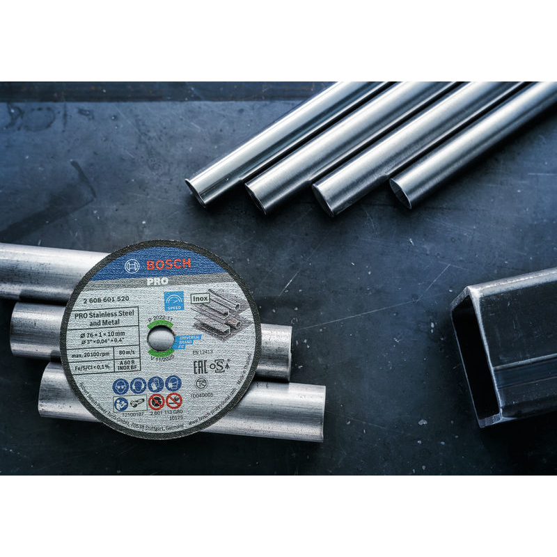 Bosch - Rezna ploča za inox i metal 76x1x10mm - 2608601520