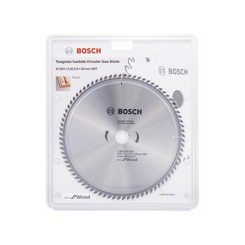 Bosch - List za drvo ECO 254x30mm/80z - 2608644384