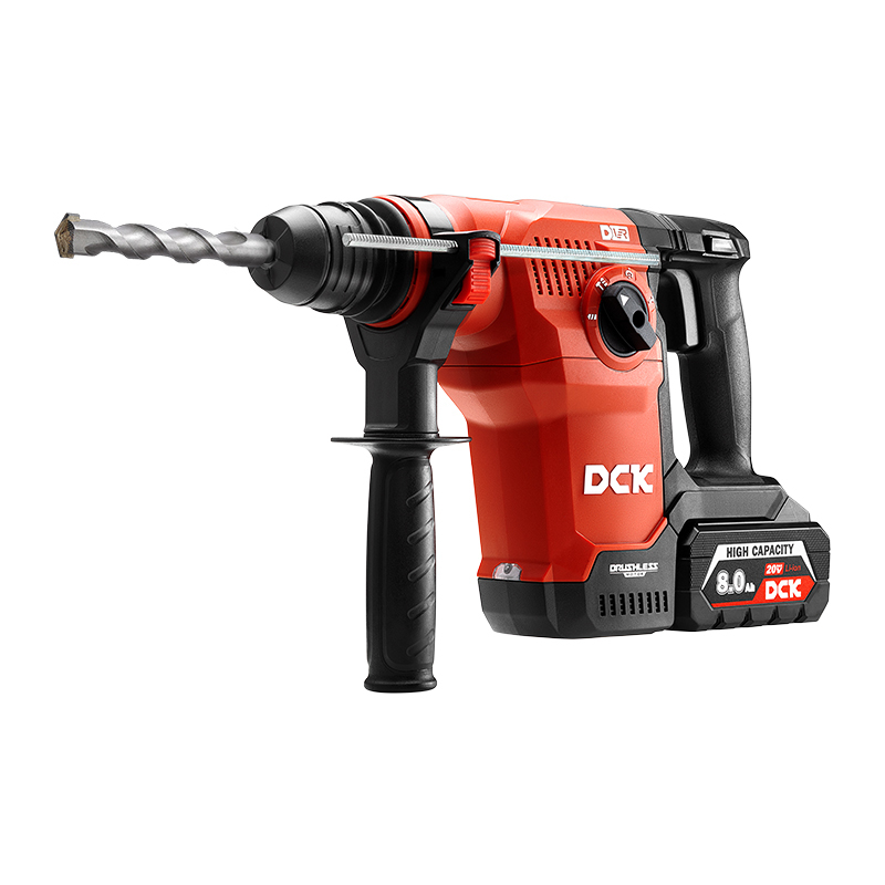 DCK - Akumulatorska bušilica za beton SDS-Plus KRH20V-28R2K sa baterijama 20V 8Ah i punjačem - KRH20V-28R2K