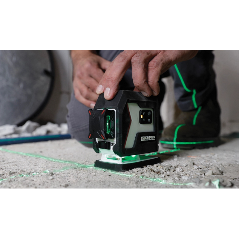 Kapro - Laserski nivelator 933G NUCLEO mini 3D zeleni - K933G