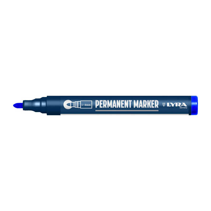 Lyra - Marker permanentni sa okruglim vrhom 1-4mm - Plavi