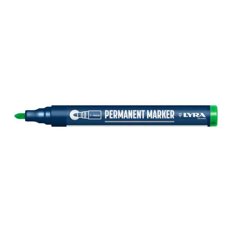 Lyra - Marker permanentni sa okruglim vrhom 1-4mm - Zeleni
