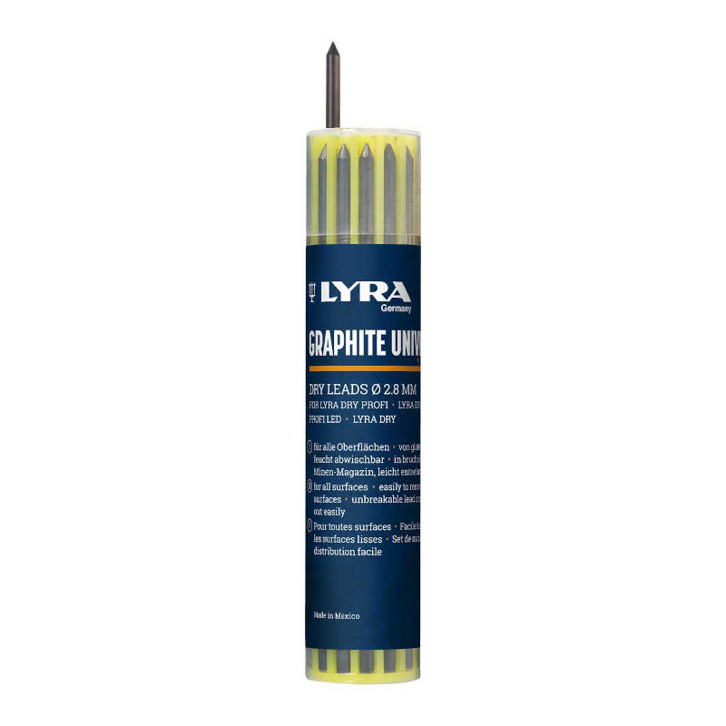 Lyra - Mine rezervne 2B grafit univerzalne DRY