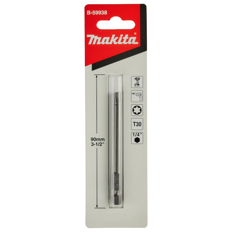 Makita - Bit Torex T30 90mm - B-59938