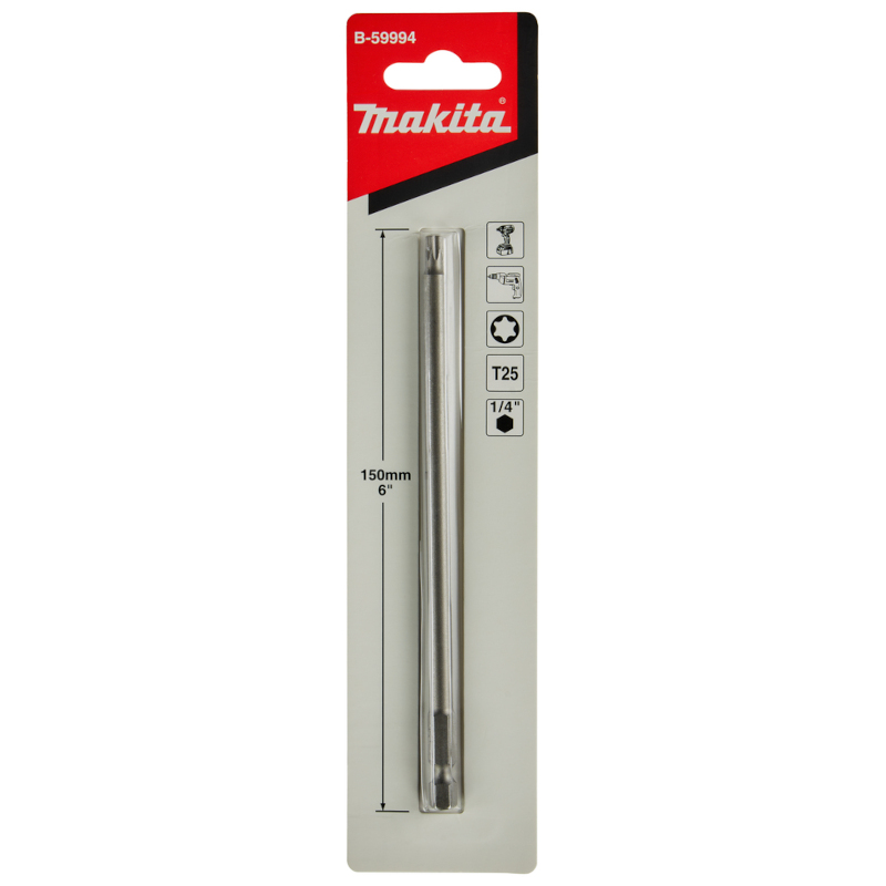 Makita - Bit Torex T25 150mm - B-59994