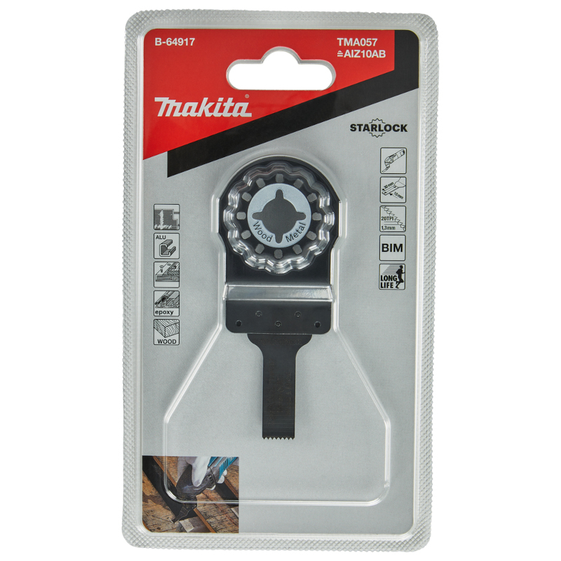 Makita - Nož za drvo i metal za multialat 10x30mm BiM - B-64917