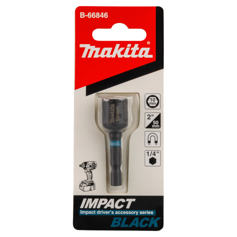 Makita - Nasadni ključ magnenti OK10 prihvat 1/4" Impact BLACK - B-66846