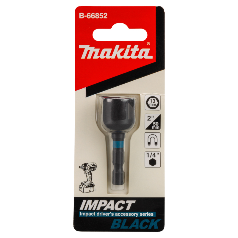 Makita - Nasadni ključ magnenti OK13 prihvat 1/4" Impact BLACK - B-66852