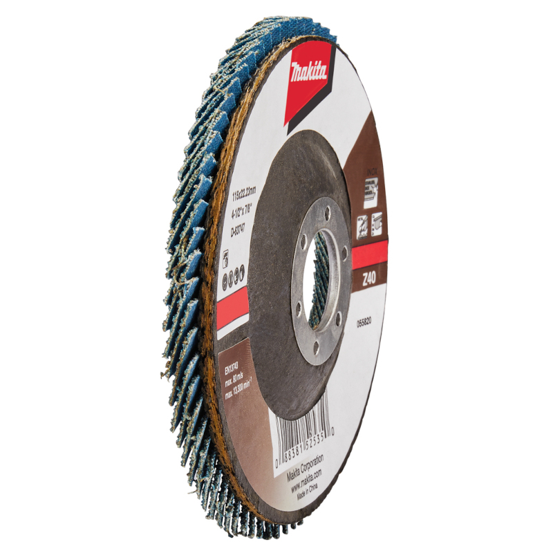 Makita - Lamelarni brusni disk za INOX cirkon-aluminium 115mm Z40 - D-63747