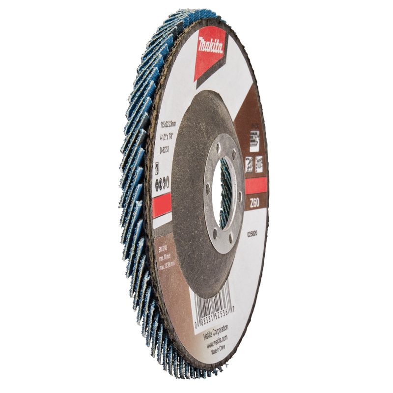 Makita - Lamelarni brusni disk za INOX cirkon-aluminium 115mm Z60 - D-63753