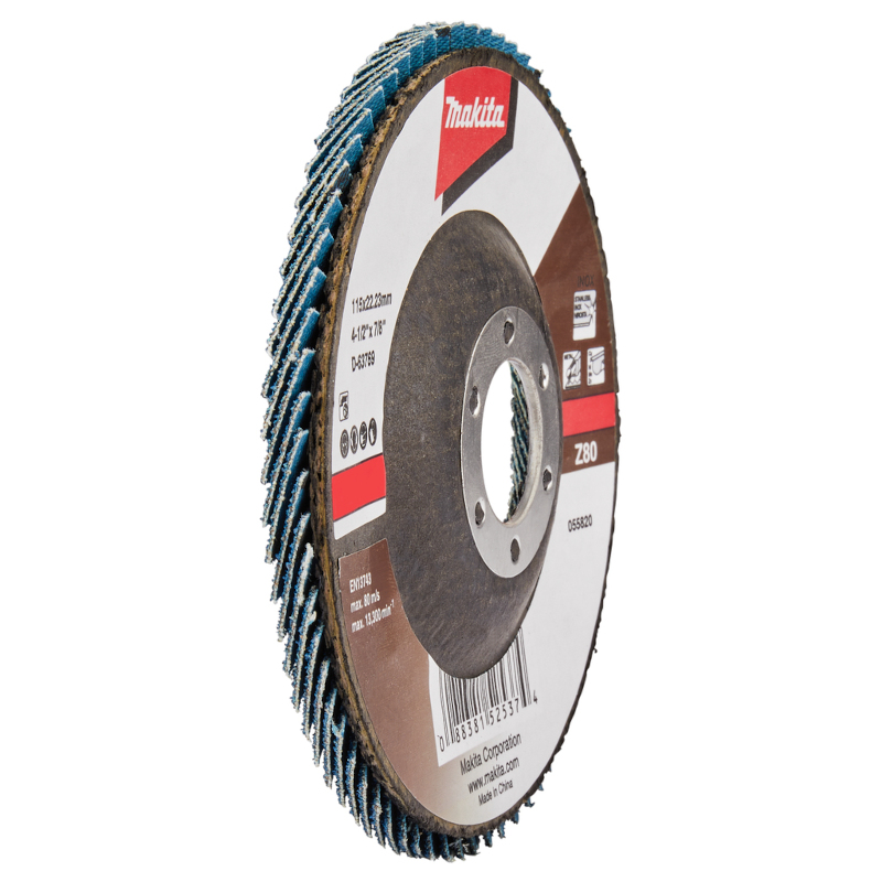 Makita - Lamelarni brusni disk za INOX cirkon-aluminium 115mm Z80 - D-63769