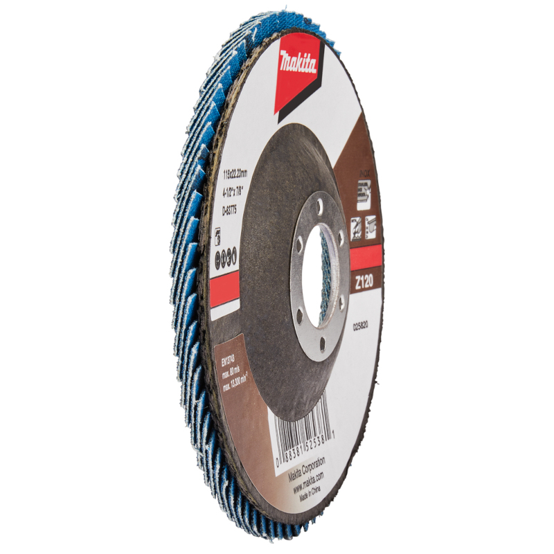 Makita - Lamelarni brusni disk za INOX cirkon-aluminium 115mm Z120 - D-63775
