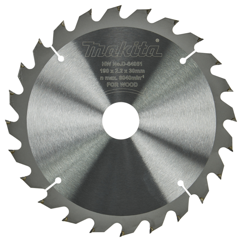 Makita - List za drvo 190x30/24z - D-64951
