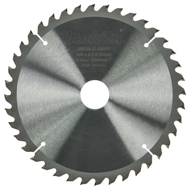 Makita - List za drvo 190x30/40z - D-64967