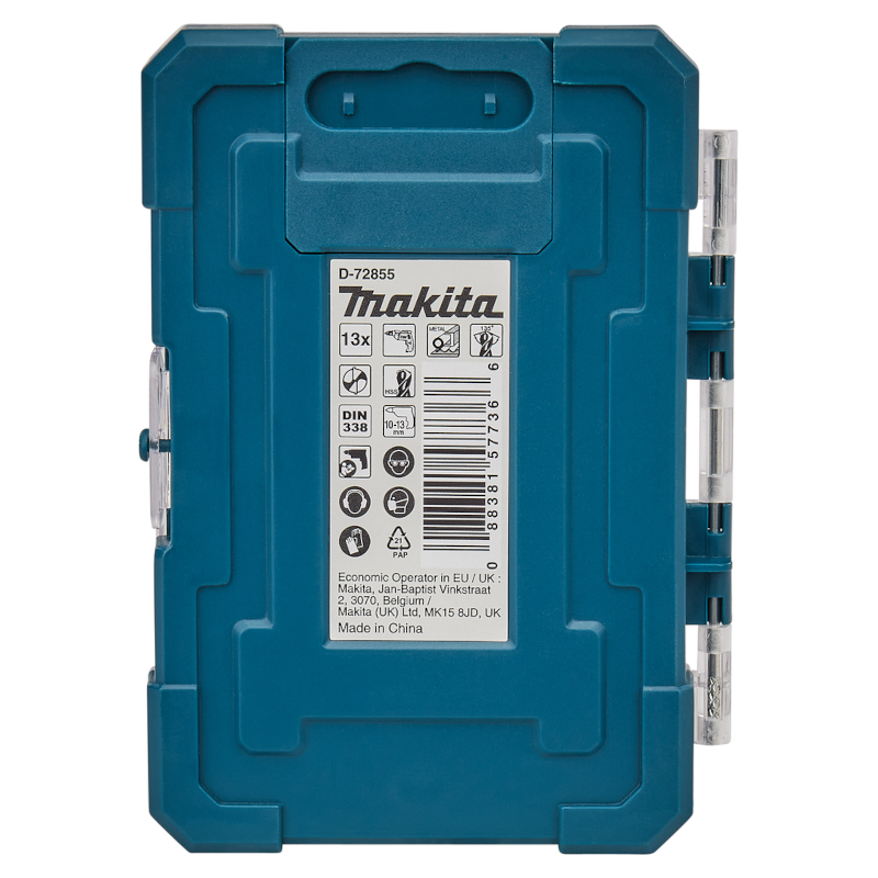 Makita - Set burgija za metal HSS-TiN economy 13-delni - D-72855