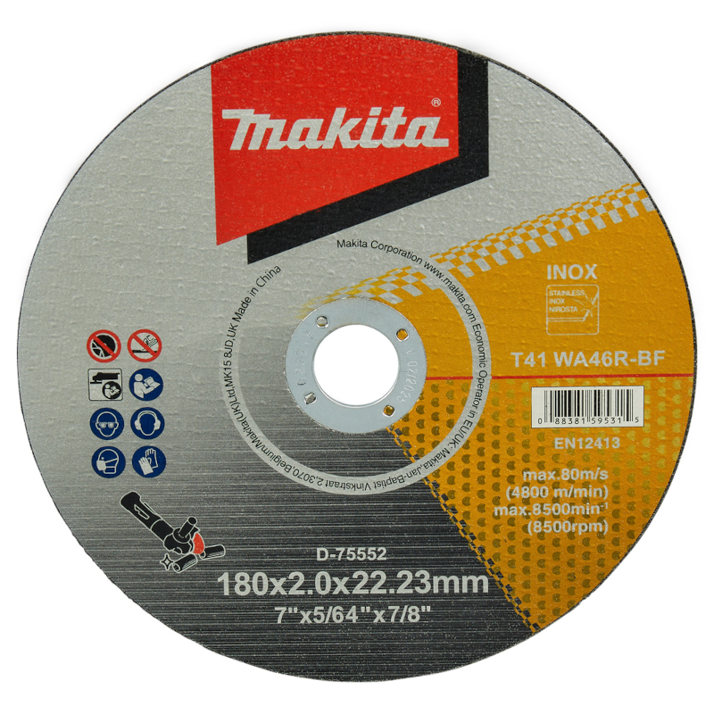 Makita - Tanka rezna ploča za INOX fi180x2mm
