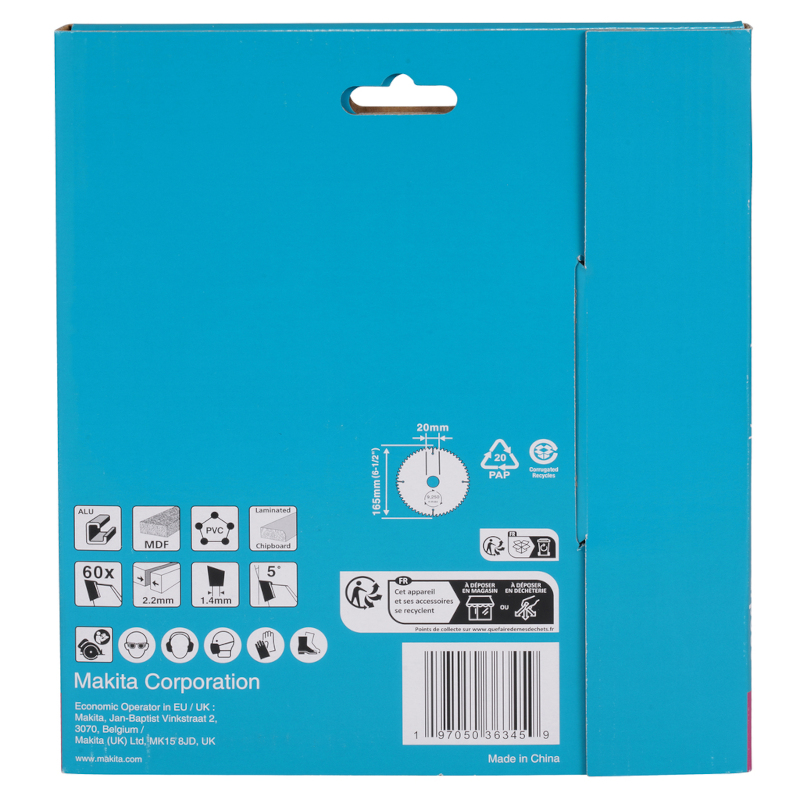 Makita - List testere za multi materijale 160x20/60z - D-81206