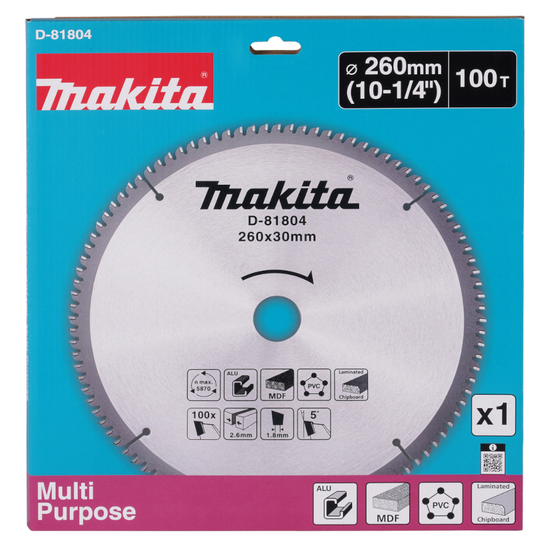 Makita - List testere za multi materijale 260x30/100z - D-81804