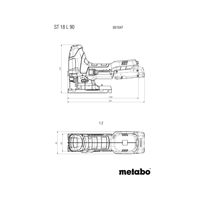 Metabo - Akumulatorska ubodna testera ST 18 L 90 - 601047850