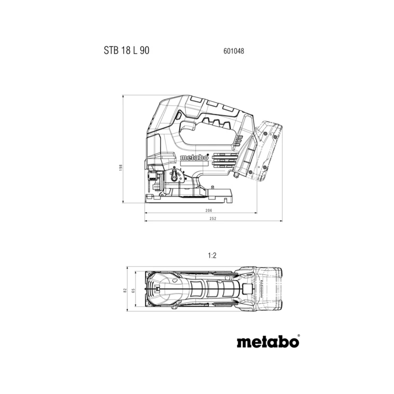 Metabo - Akumulatorska ubodna testera STB 18 L 90 - 601048850