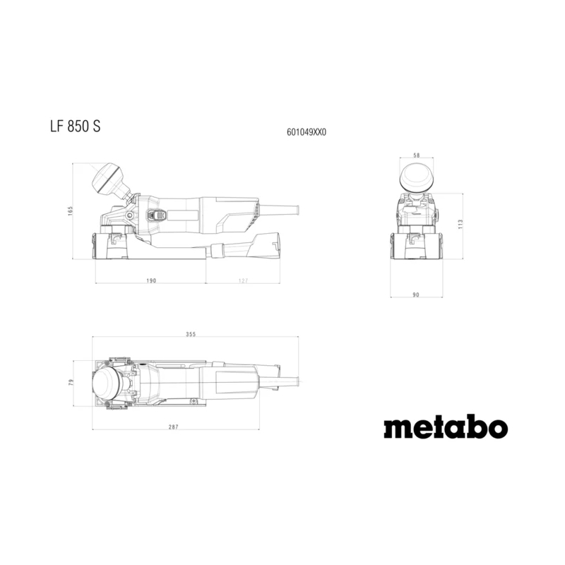 Metabo - Lak glodalica LF 850 S - 601049500