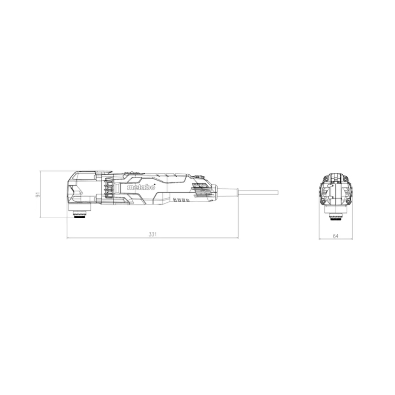 Metabo - Višenamenski alat MT 400 Quick - 601406000