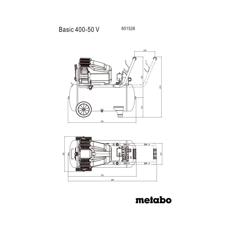 Metabo - Kompresor uljni Basic 400-50 V - 601526000