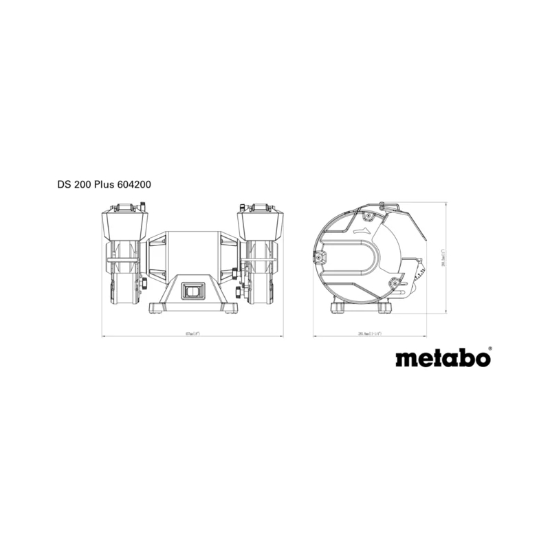 Metabo - Dvostrano tocilo DS 200 Plus - 604200000