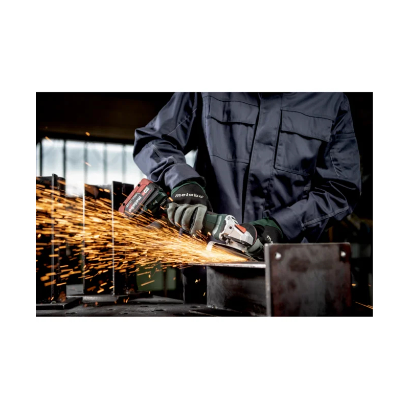 Metabo - Akumulatorska ugaona brusilica W 18 LT BL 11-125 sa baterijama 18V 4Ah i punjačem - 613052510