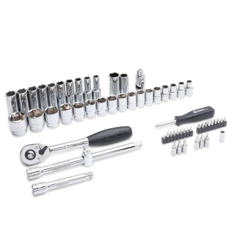 Sata - Set nasadnih ključeva i biteva 1/2” 60-delni ST09007SJ - ST09007SJ