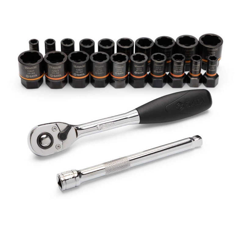 Sata - Set nastavaka za oštećene vijke i matice 1/4" i 3/8" 23-delni ST09138 - ST09138