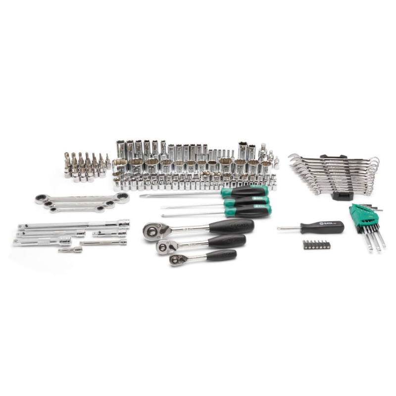 Sata - Set nasadnih ključeva 1/4", 3/8" i 1/2" sa alatom i priborom, 150-delni ST09510SJ - ST09510SJ