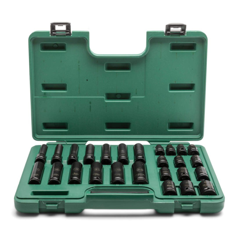 Sata - Set nasadnih ključeva 1/2” kovani šestougaoni tankozidni 26-delni ST34399T - ST34399T