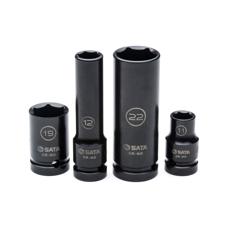 Sata - Set nasadnih ključeva 1/2” kovani šestougaoni tankozidni 26-delni ST34399T - ST34399T